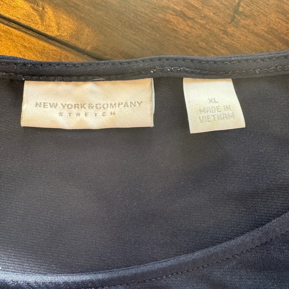 Women’s New York & Co Navy Dress- Size XL - Picture 4 of 7